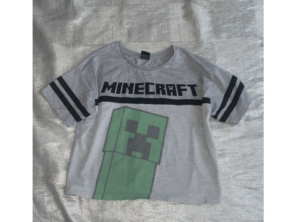 Kratší tričko Minecraft vel. 146